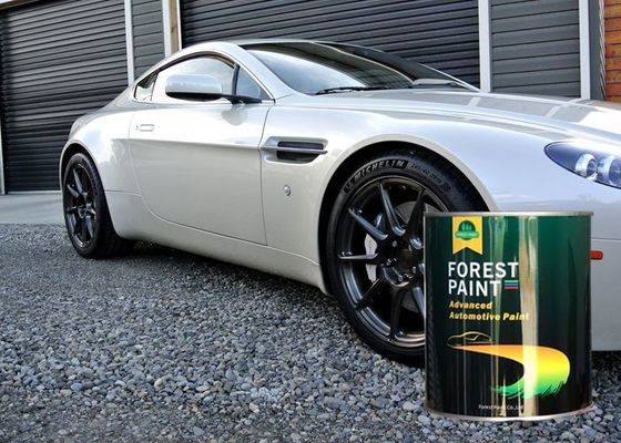Acrylic Polyurethane High Gloss Car Paint Clear Coating Pearl White OEM Service